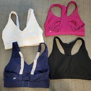Lot of 4 fabletics sport bras EUC